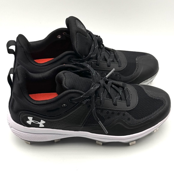 NWOT UNDER ARMOUR (UA) Glyde Metal Softball Cleats Women's Sz 6.5 Black - Picture 3 of 11